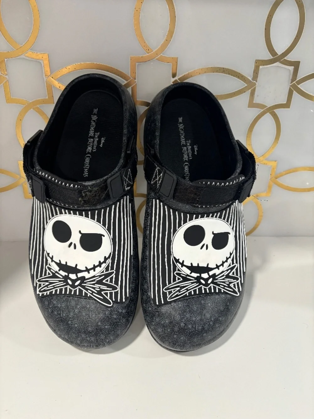 Disney Tim Burton's Nightmare Before Christmas Mens Clog Sandals Ground Up Sz 13 - Picture 1 of 9